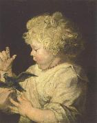 Anthony Van Dyck Portrat eines Kindes mit Vogel Germany oil painting artist
